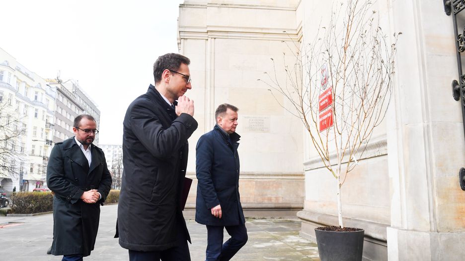Mariusz B�aszczak, Waldemar Buda, Pawe� Jab�o�ski
Piotr Nowak
konferencja prasowa, Ministerstwo Rolnictwa i Rozwoju Wsi, MRiRW, polityk, polityka, rolnictwo