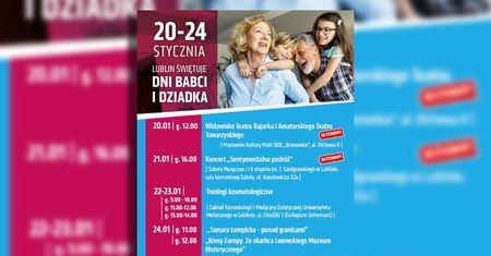 Obchody Dnia Babci i Dziadka w Lublinie. Program pełen radości i wzruszeń