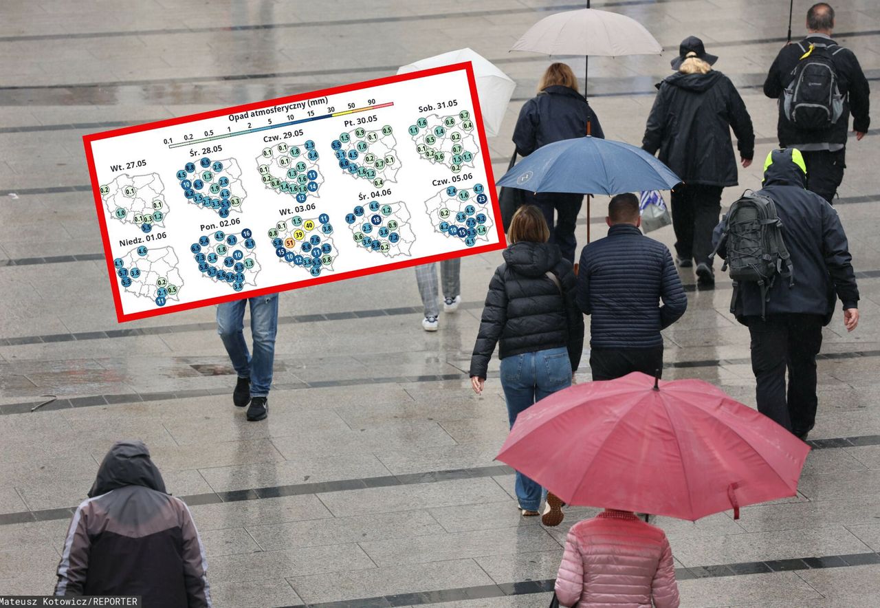 Maj nas nie rozpieszczał, czerwiec też nie będzie. Nowa prognoza pogody