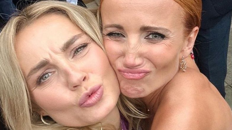 Małgorzata Socha pokazała zdjęcia ze ślubu Katarzyny Zielińskiej. Zapozowała z mężem