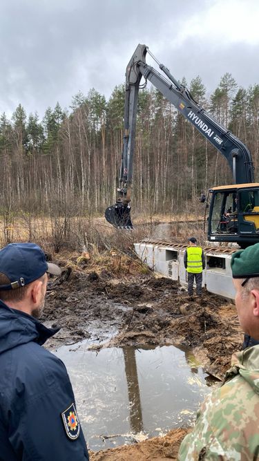 Miejsce odnalezienia zatopionego pojazdu