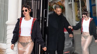 Kristen Stewart paradowała po Nowym Jorku w PRZEŚWITUJĄCEJ kreacji. Odważnie? (ZDJĘCIA)