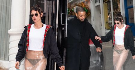 Kristen Stewart paradowała po Nowym Jorku w PRZEŚWITUJĄCEJ kreacji. Odważnie? (ZDJĘCIA)