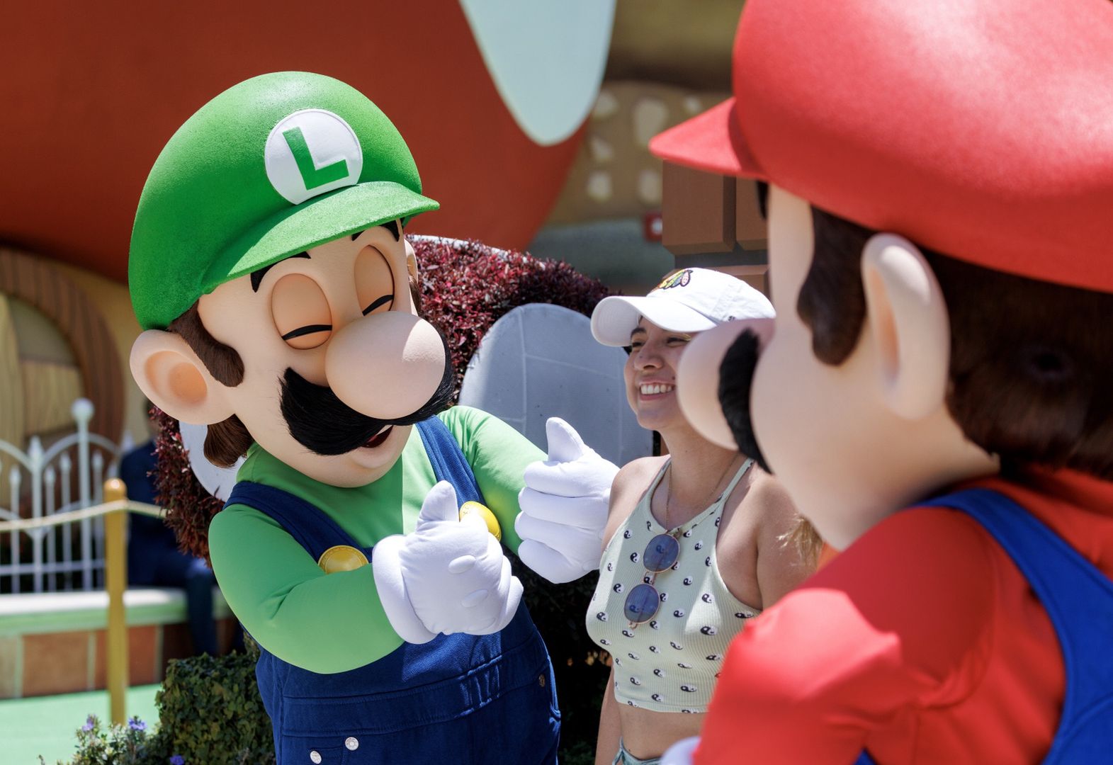 Postaci Mario z pewnością spodobają się najmłodszym gościom