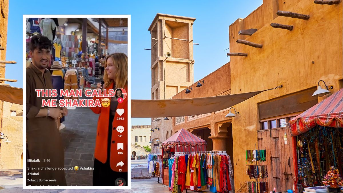 TikTokerka dowiedziała się dlaczego na targu w Dubaju nazywają kobiety Shakirą