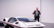 Znaczek pocztowy z kosmicznym Ferrari 512S Modulo. Tak Włosi celebrują dorobek swojego kraju