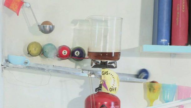 Czytanie gazety w stylu Rube'a Goldberga [wideo] 1