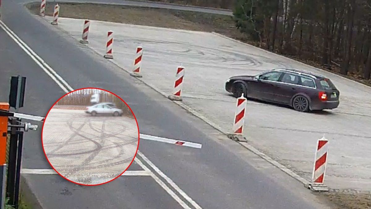 Zniszczył kostkę brukową w rejonie wjazdu na Wolny Obszar Celny