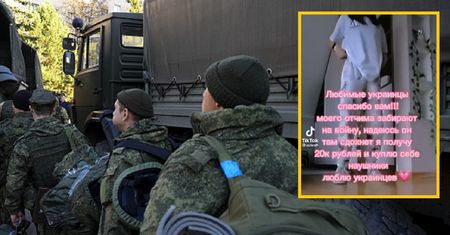 Rosjanka chciała, aby jej ojczym wyjechał na wojnę. Argument szokuje
