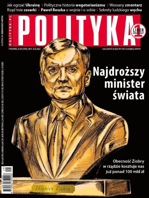 Okładka tygodnika "Polityka"