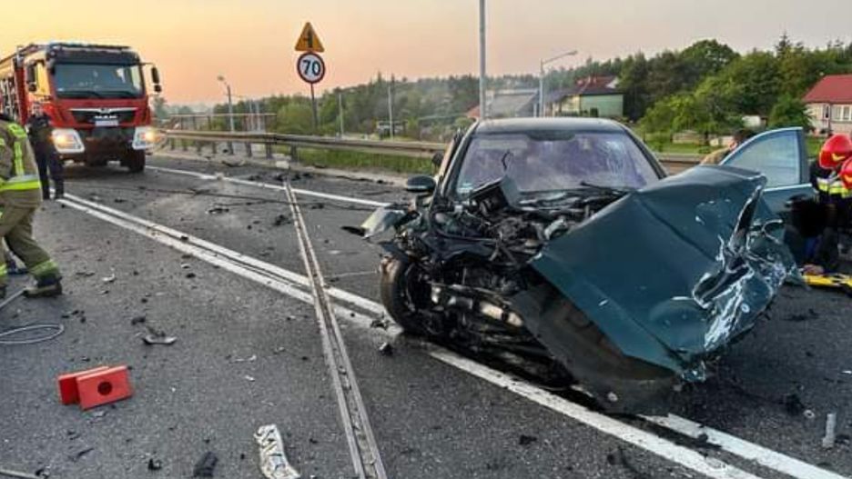 Pięć osób zginęło, a dwie zostały ranne w wypadku na DK9 w miejscowości Boksycka w powiecie ostrowieckim