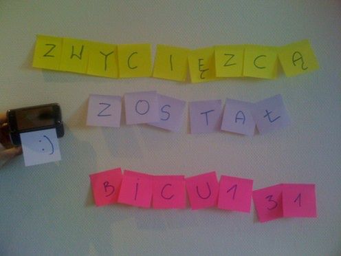 Nokia N97 za cztery dni ciężkiej pracy i 1500 post-it'ów 2