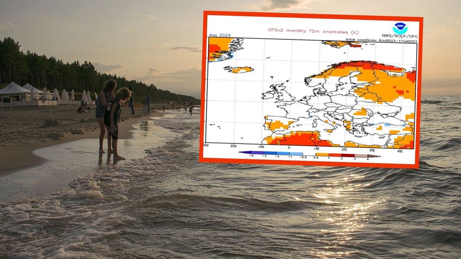 Pogoda na sierpień. Amerykanie pokazali mapy