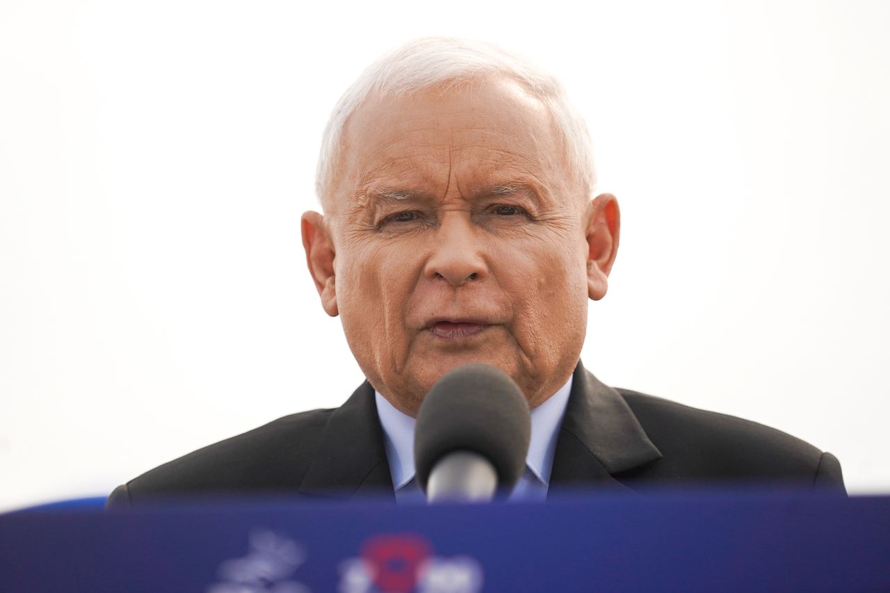 Prezes PiS Jarosław Kaczyński