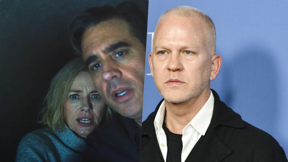 Ryan Murphy (po prawej) i bohaterowie jego serialu "Obserwator"