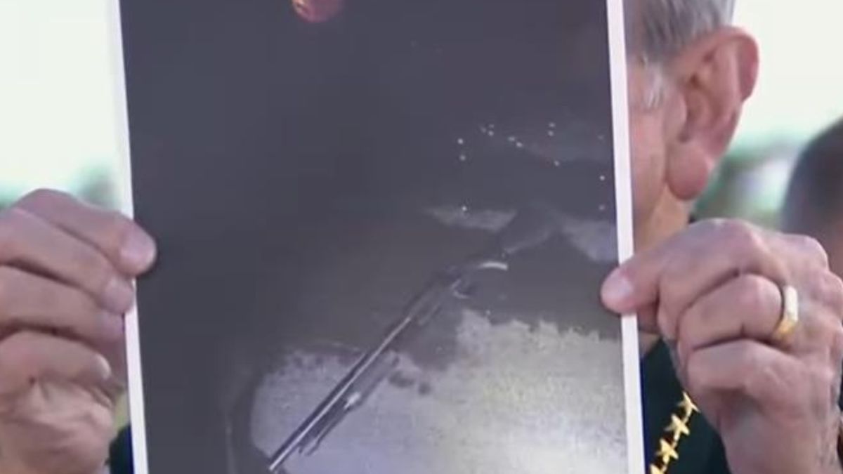 Broń, którą miał przy sobie intruz