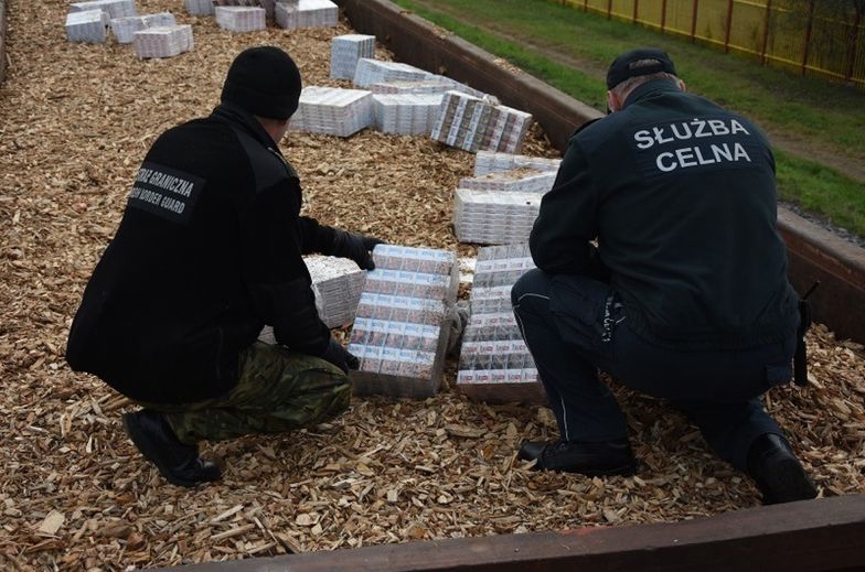 Straż graniczna przejęła papierosy warte prawie pół miliona złotych