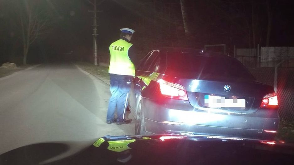 Dotkliwy mandat dla kierowcy BMW