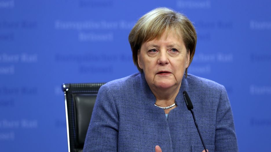 European Leaders Meet To Sign Off Brexit Agreement
BRUSSELS, BELGIUM - NOVEMBER 25:   German Chancellor Angela Merkel speaks after attending a special session of the European Council over Brexit on November 25, 2018 in Brussels, Belgium. The German leader spoke after leaders of the 27 remaining member states of the European Union met and approved the United Kingdom's withdrawal agreement for leaving the European Union and the political declaration that will set the course for the U.K.'s relationship with the E.U. once Brexit is complete.  (Photo by Sean Gallup/Getty Images)
Sean Gallup
bestof, topix