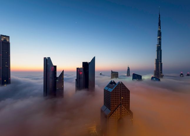 Widok z Dubaju