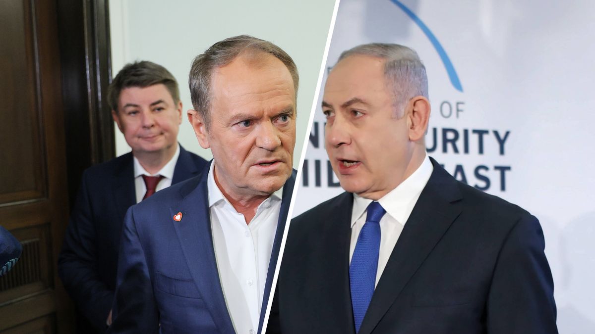 Donald Tusk, Benjamin Netanjahu