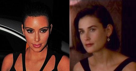 Kim Kardashian vs. Demi Moore!