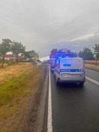 Tir w rowie