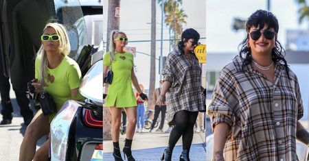 Demi Lovato i Paris Hilton jadą na zakupy holograficznym BMW za 165 TYSIĘCY DOLARÓW (ZDJĘCIA)