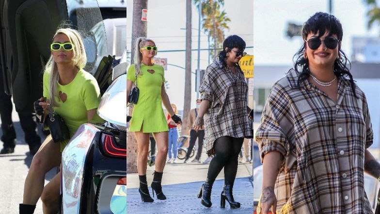Demi Lovato i Paris Hilton jadą na zakupy holograficznym BMW za 165 TYSIĘCY DOLARÓW (ZDJĘCIA)