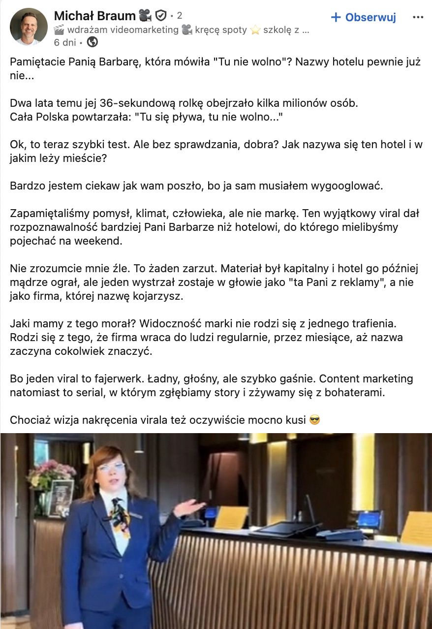 Wpis o viralu wywołał sporą dyskusję