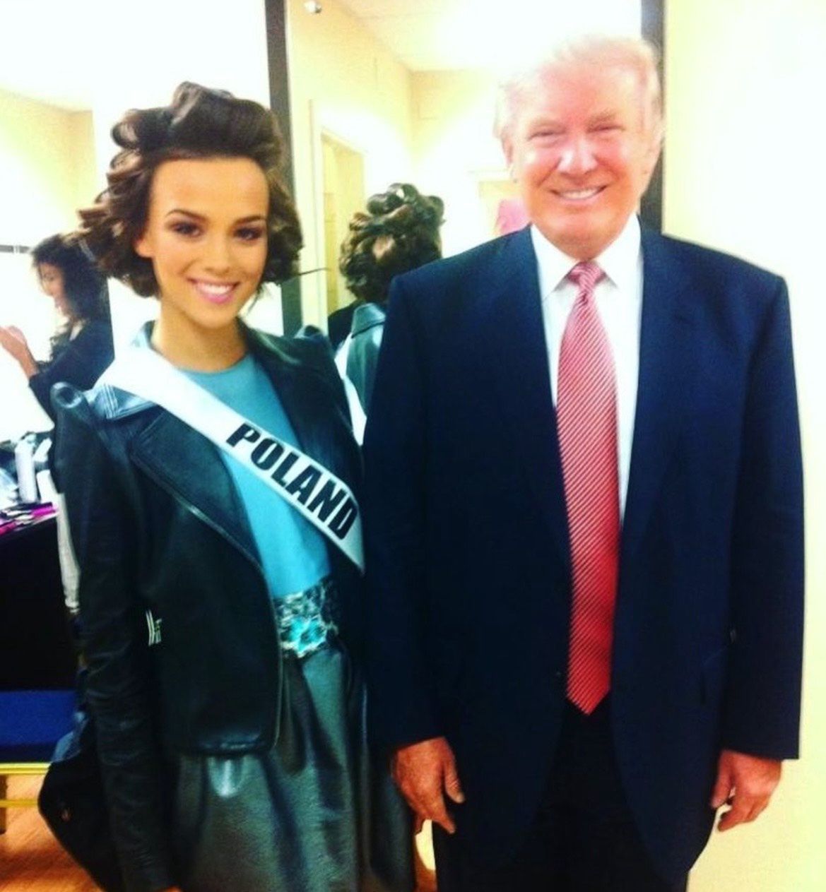 Paulina Krupińska i Donald Trump w 2013 roku