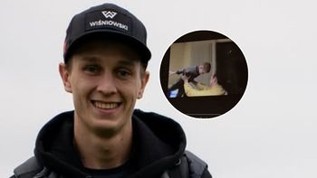 Paweł Wąsek ćwiczył skoki jako kilkulatek. Siostra pokazała uroczy film z jego dzieciństwa