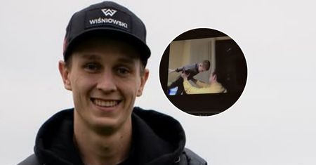 Paweł Wąsek ćwiczył skoki jako kilkulatek. Siostra pokazała uroczy film z jego dzieciństwa