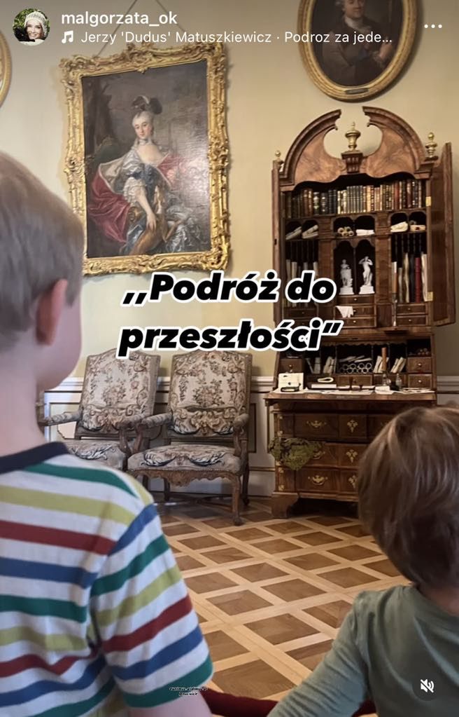 Małgorzata Ostrowska-Królikowska relacjonuje majówkę z wnukami