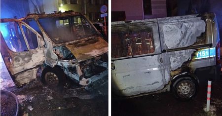 Spalił policjantom radiowóz. Oto finał interwencji