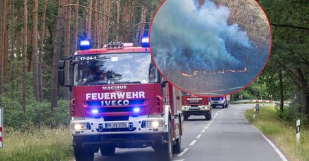 Niemcy. Płoną lasy pełne niewybuchów. "Sytuacja jest dramatyczna"
