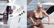 Donatella Versace w bikini straszy mewy (ZDJĘCIA)