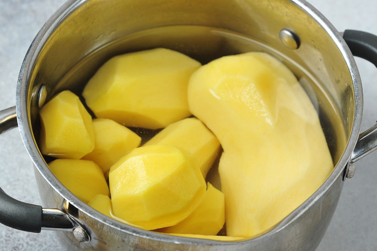 Add this ingredient to your boiling potatoes for a tasty surprise