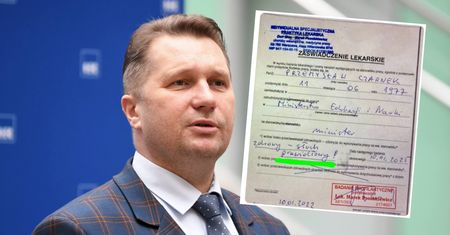 "Ty głuchy jesteś?" Minister odpowiada i publikuje "zaświadczenie" lekarskie