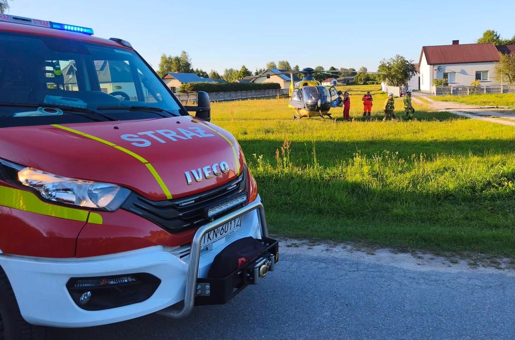 5-latek na rowerze wjechał pod ciężarówkę. Dramatyczny wypadek