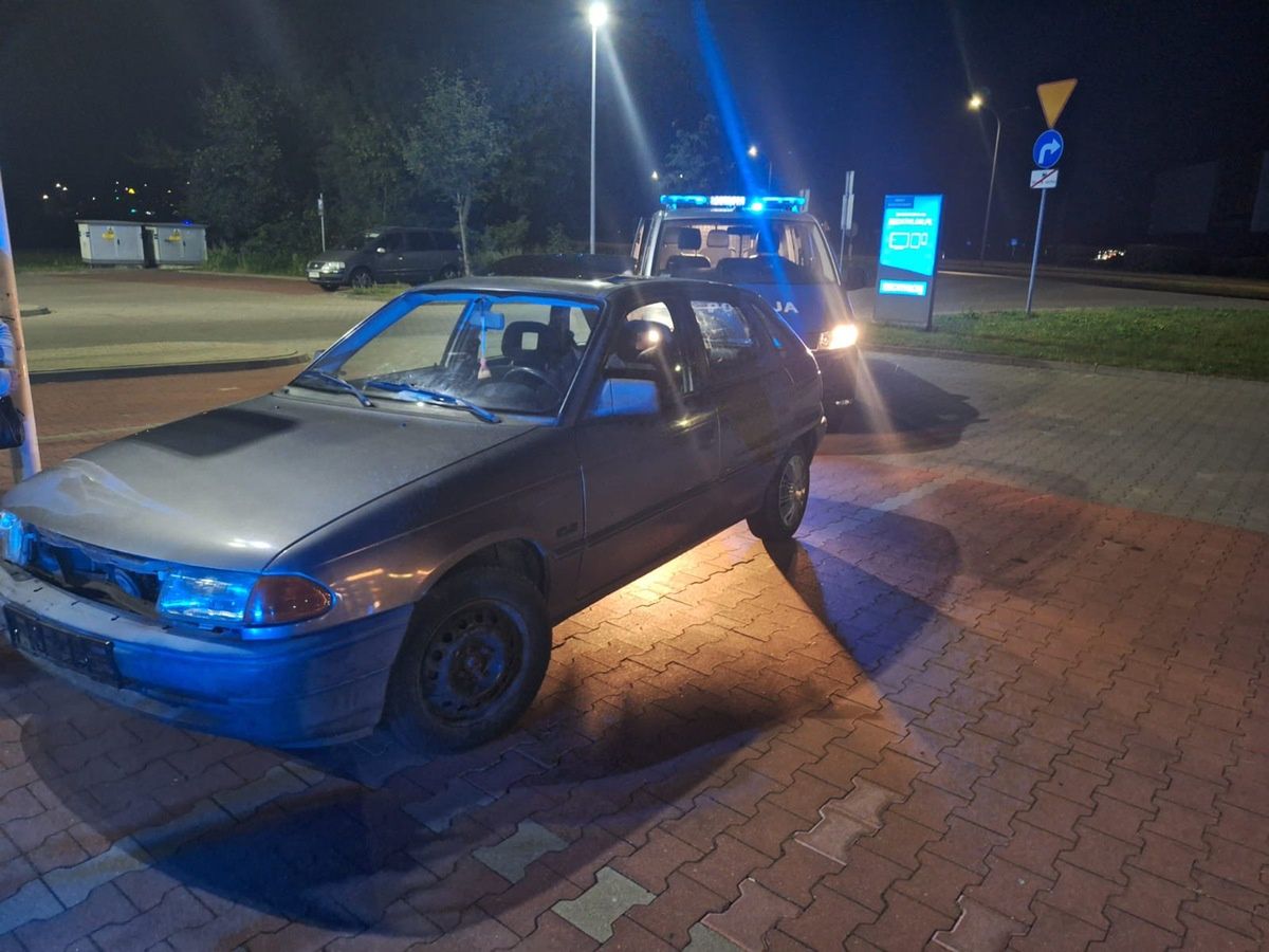 Zatrzymane auto