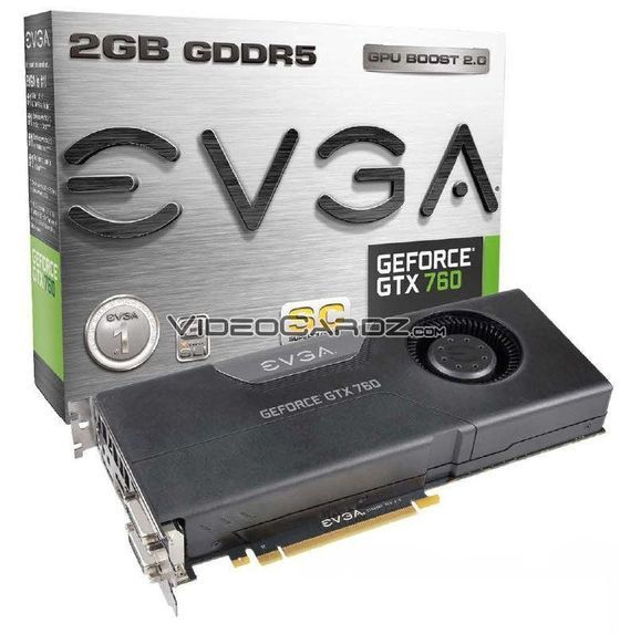 EVGA GeForce GTX 760 FTW Superclocked 4GB karta graficzna zdjęcie opakowanie