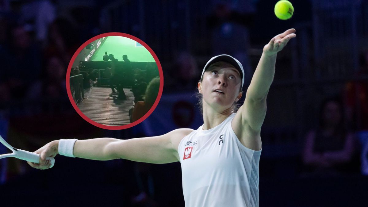 Incydent podczas meczu Igi Świątek