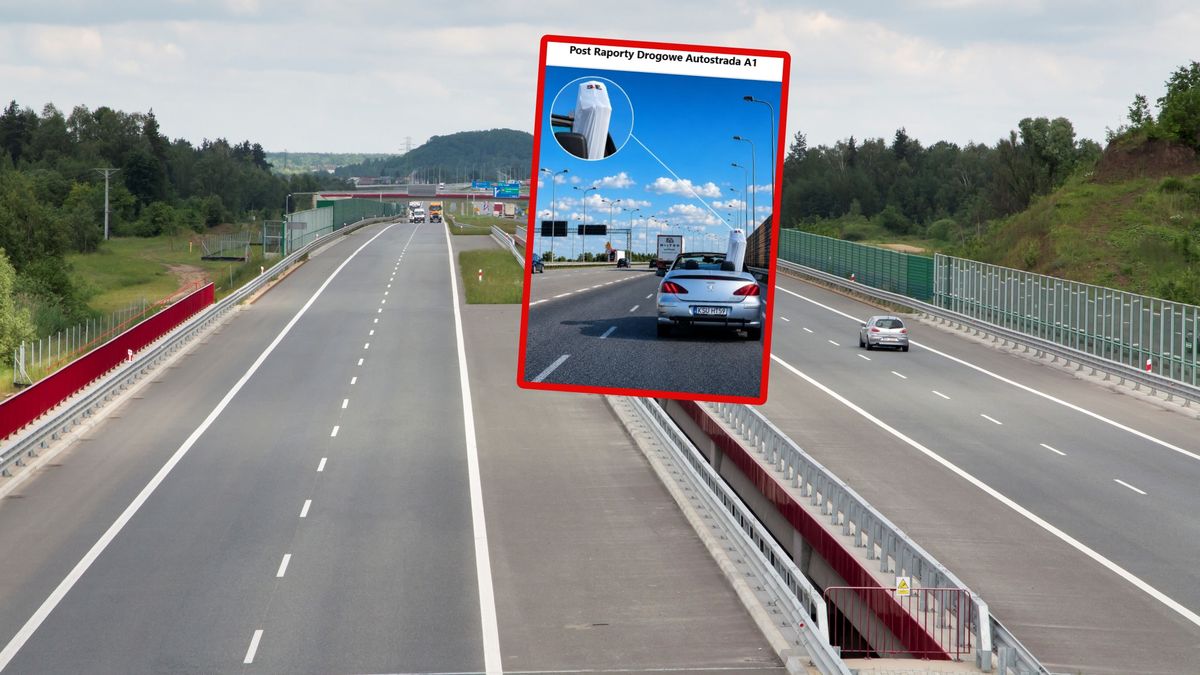 Skandal, jak przewoził materiały budowlane.