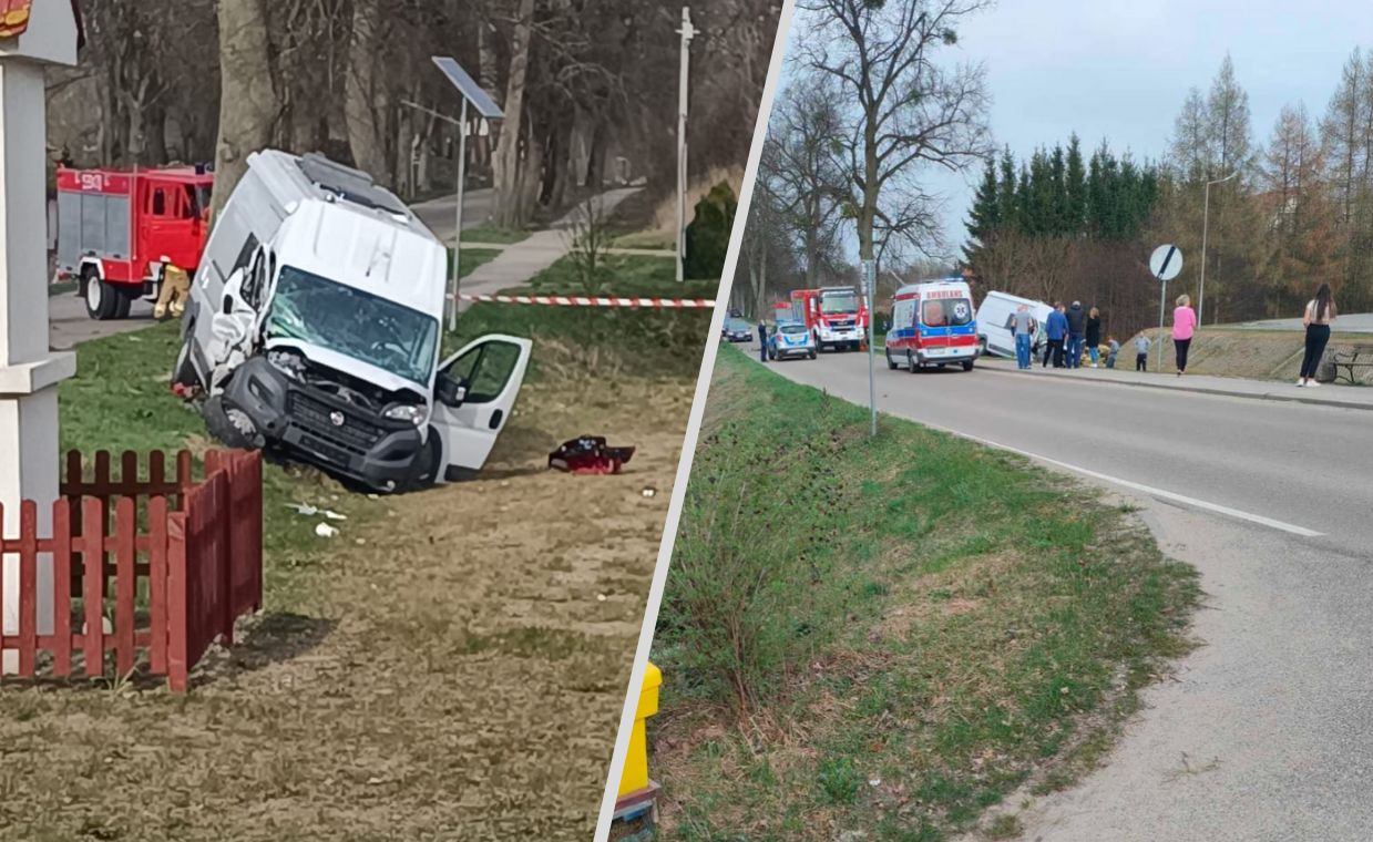 Pijany kierowca busa wjechał w rodzinę z dzieckiem