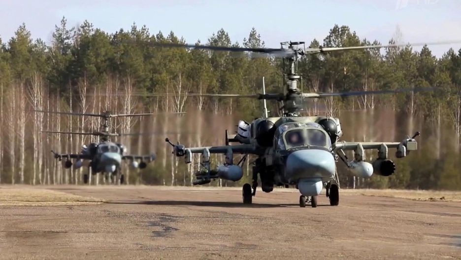Rosyjskie Ka-52 Aligator