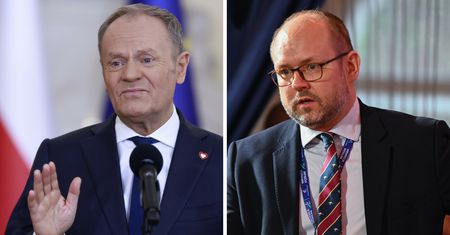 Tusk o "zakutych łbach". Przydacz: "Gdyby tak Kaczyński powiedział"