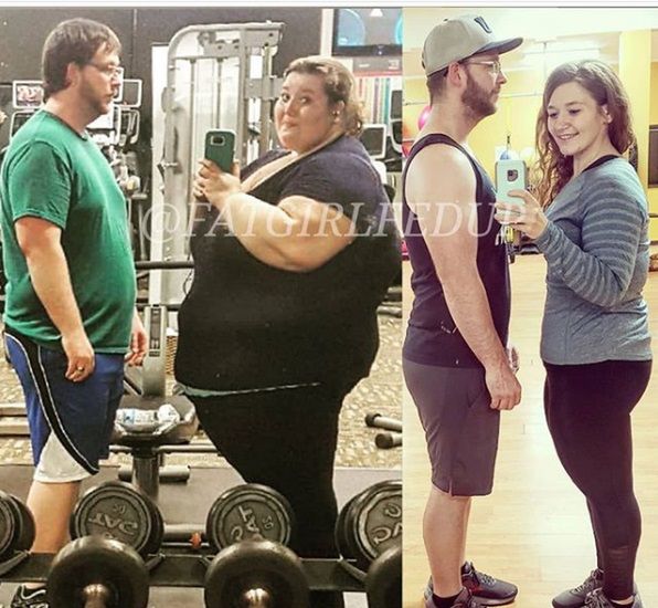 www.instagram.com/fatgirlfedup W ciągu dwóch lat para przeszła kompletną metamorfozę