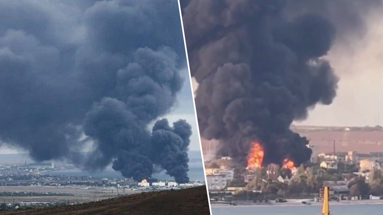Fuel tank blaze in Feodosia forces 1,130 evacuations as war rages