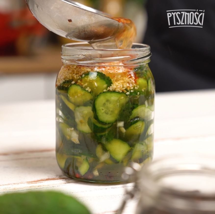 Cucumbers in Chinese brine